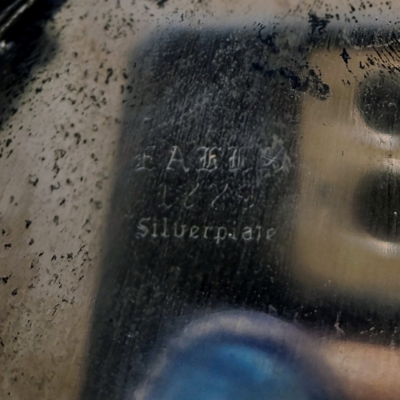 Scalloped Silver Serving Tray - Picture 6 of 6